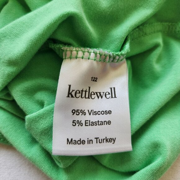 Kettlewell Colours Sleeveless Layered V-Neck Lime Green Tank Top Casual Spring - Picture 5 of 8